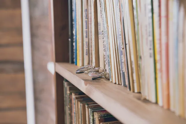 Bokhylla. Foto: Mari Potter, Unsplash.